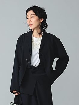 Amazon | [ビームスボーイ] ブルゾン maturely TW Detach Collar